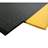 Arbeitsplatzmatte Orthomat 1,5x0,9 m, Schwarz mit gelbem Rand, Tränenblechoptik - COBA Europe GmbH