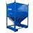Trichter-Container, Volumen 1000 l, Traglast 700 kg, blau RAL5010
