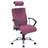 Bürodrehstuhl NEO, mit breitem Sitz und Armlehnen, Kopfstütze, Stahl-Fußkreuz, Bezugsmaterial Lucia hell-lila - Nowy Styl Group
