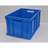 Plastová přepravka Euro300, 600 x 400 x 300 mm, plné stěny, barva modrá. - obrázek5
