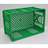 Kunststoff-Stapelbehälter Euro300, 600 x 400 x 300 mm, Wände durchbrochen, Farbe grün. - Bild3