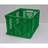 Kunststoff-Stapelbehälter Euro400, 600 x 400 x 410 mm, Wände durchbrochen, Farbe grün - Bild5