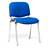 Stapelstuhl ISO, mit Textilstoffbezug Farbe Blau, Stahlkonstruktion Chrom - Nowy Styl Group