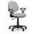 Moderner Bürostuhl SMART mit Armlehnen, Bezugsmaterial Basic - Farbe lichtgrau - Nowy Styl Group