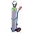 Gasflaschenwagen VARIOfit, für 1 Flasche mit 210-250 mm Durchmesser, Luftbereifung - Cordes - Bild2