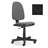 Bürodrehstuhl PRESTIGE, ohne Armlehnen, Bezugsmaterial Basic – Farbe Anthrazit - Nowy Styl Group