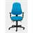 Bürodrehstuhl OFFIX, verstellbare Armlehnen, Bezugsmaterial Lucia - Blau - Nowy Styl Group