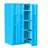 Dulap de atelier cu 3 sertare verticale extractibile, 12 etaje, HxLxl: 1950x1044x790 mm, albastru RAL5012 - Polak CZ, s.r.o.