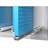 Werkstattschrank mit 4 ausziehbaren Lochplatten, HxBxT: 1950x1044x655 mm, Lichtblau RAL5012 - Polak CZ, s.r.o. - Bild4