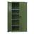 Werkstatt-Schrank, HxBxT: 1950 x 1044 x 655 mm, Flügeltüren, 4 x Fachböden 100 kg, Farbe Grün RAL6011 - Polak CZ, s.r.o.