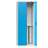 Dulap pentru unelte, scule și instrumente CNC, lungime x înălțime: 738x1950 mm, ușă batantă, corp gri RAL7035/ușă albastră RAL5012 - Polak CZ, s.r.o.
