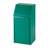 Odpadkový koš výklopný pro tříděný odpad, objem 40 l, barva zelená RAL6029