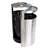 Abfalleimer aus Edelstahl mit Aschenbecher, Volumen 100 L - Bild2