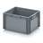 Eurobehälter geschlossen, grau, 400 x 300 x 220 mm