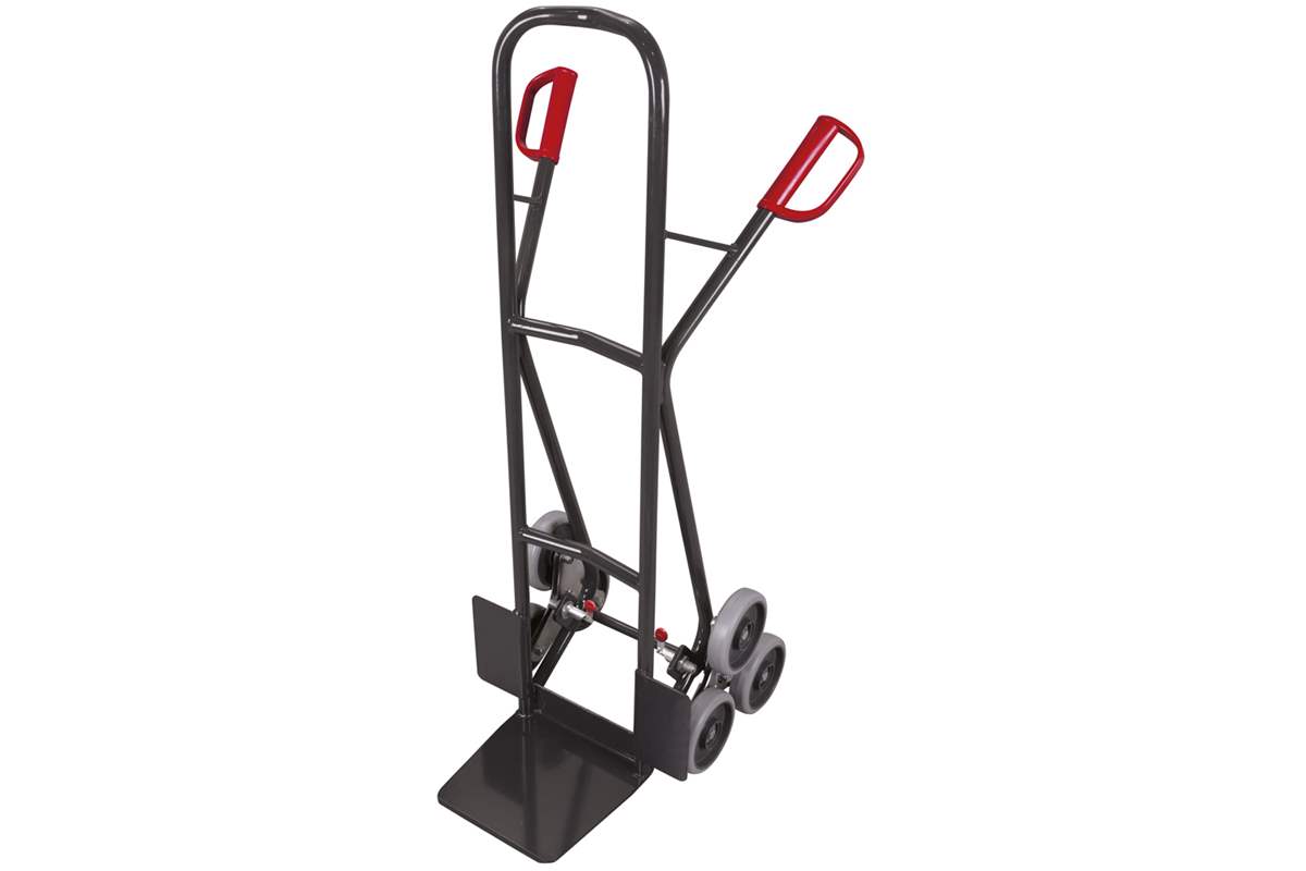 Dwukołowa taczka VARIOfit, schodowa, nośność 200 kg, łopata 250 x