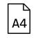 DIN A4 mit Klapprahmen