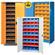 Metallschränke mit Kunststoffboxen