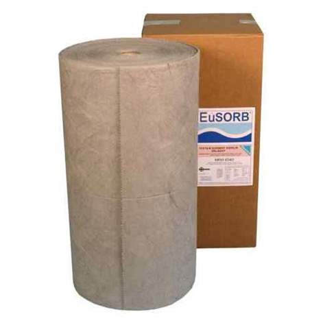 Textilní sorbenty - koberec, univerzální, perforovaný, šířka × délka 0,8 x 40 m