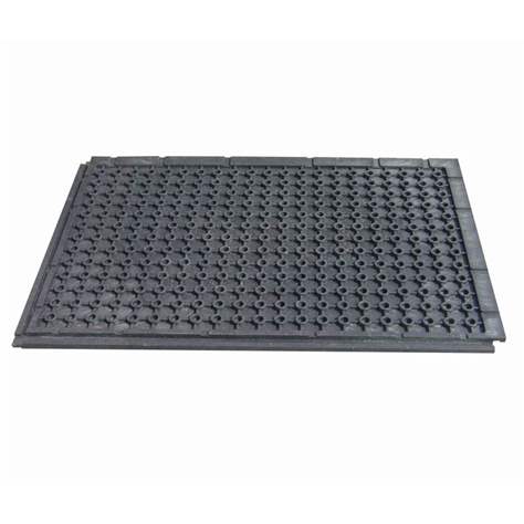 Bodenplatte aus Recycling-PVC 1200 x 800 x 22 mm, geschlossen, Noppenmuster - Bild3