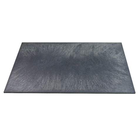 Bodenplatte aus Recycling-PVC 1200 x 800 x 12 mm, geschlossen, feine Noppenstruktur - Bild2