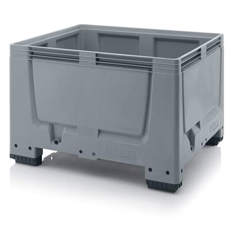 BigBox aus Polyethylen, Vollwand, 1200 x 1000 x 790 mm, mit Füßen