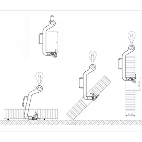 C - Haken, zum Kippen, für Coils mit Breite 200 - 300 mm, Tragfähigkeit 1000 kg - Bild4