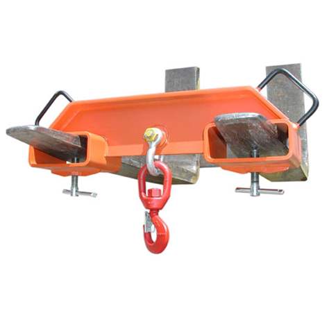 Gabelstapler-Lasthaken für 2 Gabelzinken, Tragfähigkeit 5000 kg
