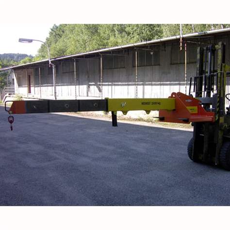 Dispozitiv încărcare (braț macara) pentru stivuitor - autoîncărcător cu furcă, capacitate portantă bis zu 2500 kg - imagine2