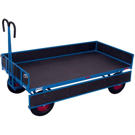 Handpritschenwagen VARIOfit mit 4 Bordwänden (Sperrholz) , 1200 x 800 mm, Tragfähigkeit 1000 kg - Cordes - Bild7