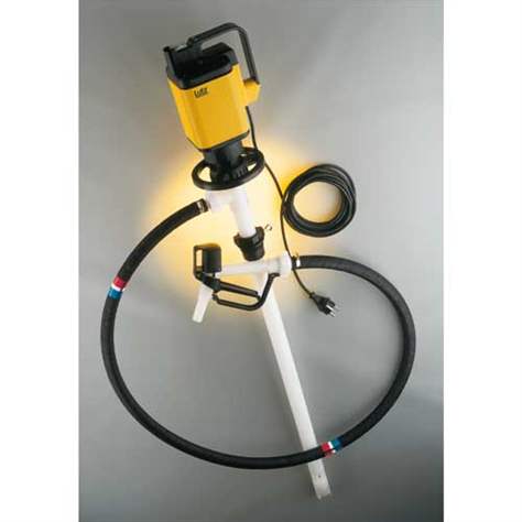 Elektrické kontejnerové čerpadlo pro agresivní chemikálie, PVDF/HC, délka trubice 1200 mm, bez příslušenství