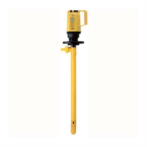 Containerpumpe, elektrisch für Säuren, IP54, 70 l/min, Länge 1200 mm, ohne Zubehör