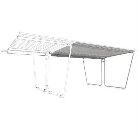 Acoperitoare pentru biciclete, pe ambele părți S29, 4300 x 4660 mm, acoperiș din tablă trapezoidală, modul adițional - WSM - Walter Solbach Metallbau GmbH