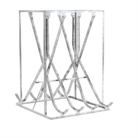 Fahrradständer zur schräghohen Einstellung, 8 Parkplätze, zweiseitig - WSM - Walter Solbach Metallbau GmbH