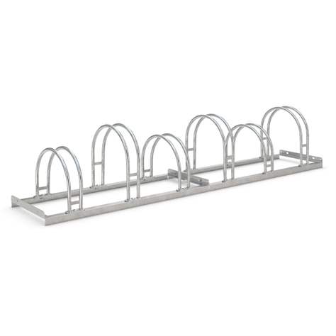 Fahrradständer - Bogenparker, einseitig, 6 Stellplätze - WSM - Walter Solbach Metallbau GmbH