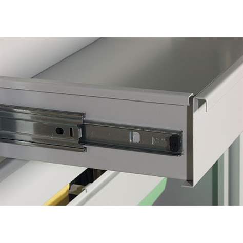 Sertar, lățime 1000 mm, cap. port. 40 kg, gri RAL7035 - Malow