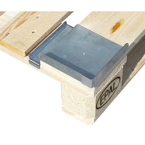 Metall-Gleitschutzecken für EUR-Paletten, VE 4 Stück