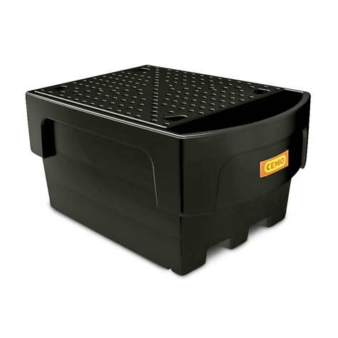 PE-Auffangwanne für IBC, mit PE-Rost, 1100 l - CEMO GmbH
