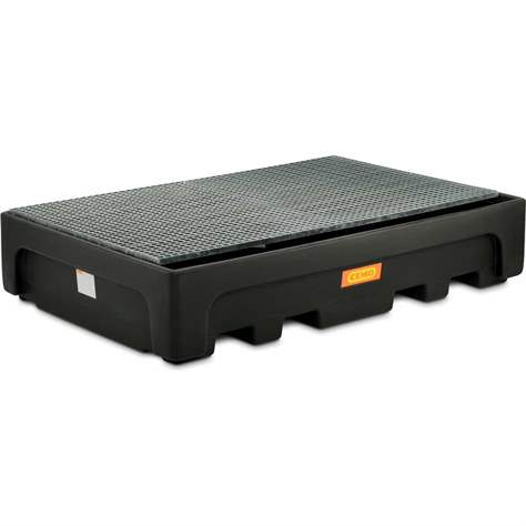 Vană de captare retenție din polietilenă pentru 2 IBC - Cemo, cu grătar galvanizat, 1100 l - CEMO GmbH - imagine3