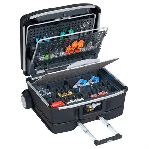 Kufr na nářadí Professional, černý polykarbonát, 540x405x270 mm, model 2