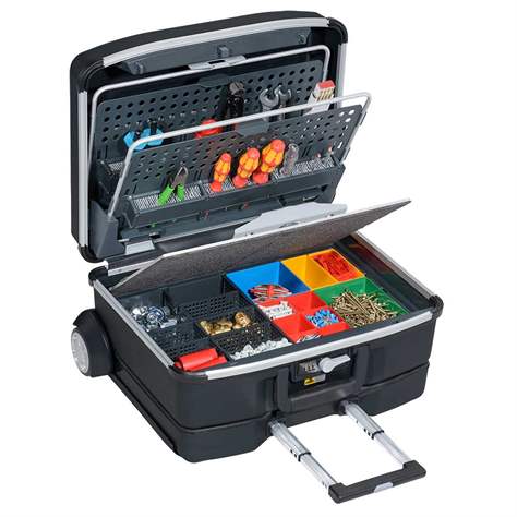 Kufor na náradie Professional, plastový, čierny, 540x405x270 mm, model 3