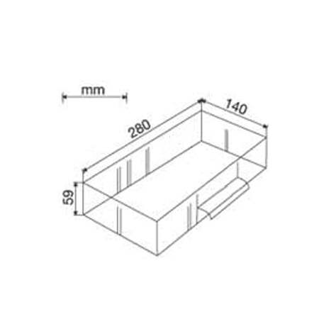 Ersatz-Schubladen 140 x 280 x 59 mm, VE 5 Stk. - Bild2