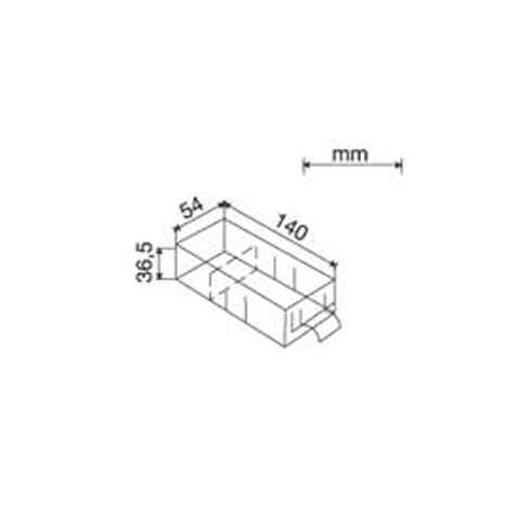 Ersatz-Schubladen 140 x 54 x 36,5 mm, VE 20 Stk. - Bild2