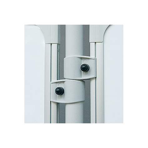 Halter zur Befestigung der Tafel an der Säule, VE: 2 Stück