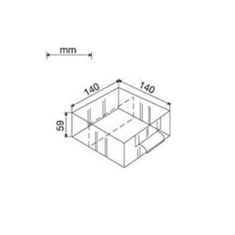 Ersatz-Schubladen 140 x 140 x 59 mm, VE 10 Stk. - Bild2
