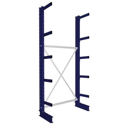 Kragarmregal MULTISTRONG M, einseitig, Grundregal, HxWxT: 3000x1300x400 mm - META Skladovací technika