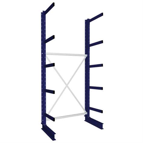 Konzolový regál MULTISTRONG M, jednostranný, základní, vxšxh: 3000x1300x600 mm - META Skladovací technika