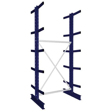 Kragarmregal MULTISTRONG M, beidseitig, Grundregal, HxWxT: 3000x1300x800 mm - META Skladovací technika