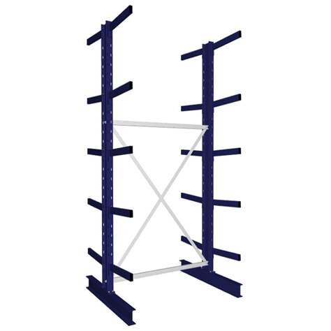 Kragarmregal MULTISTRONG M, beidseitig, Grundregal, HxWxT: 3000x1300x1000 mm - META Skladovací technika