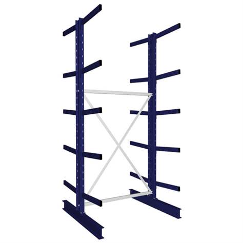 Kragarmregal MULTISTRONG M, beidseitig, Grundregal, HxWxT: 3000x1300x1200 mm - META Skladovací technika