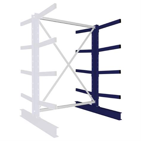 Kragarmregal MULTISTRONG M, beidseitig, Anbauregal, HxWxT: 2000x1300x1200 mm - META Skladovací technika